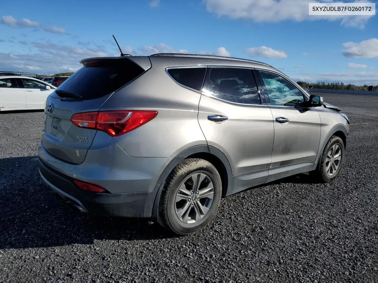 2015 Hyundai Santa Fe Sport VIN: 5XYZUDLB7FG260172 Lot: 74988114