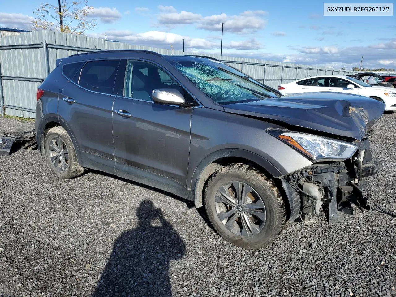 2015 Hyundai Santa Fe Sport VIN: 5XYZUDLB7FG260172 Lot: 74988114