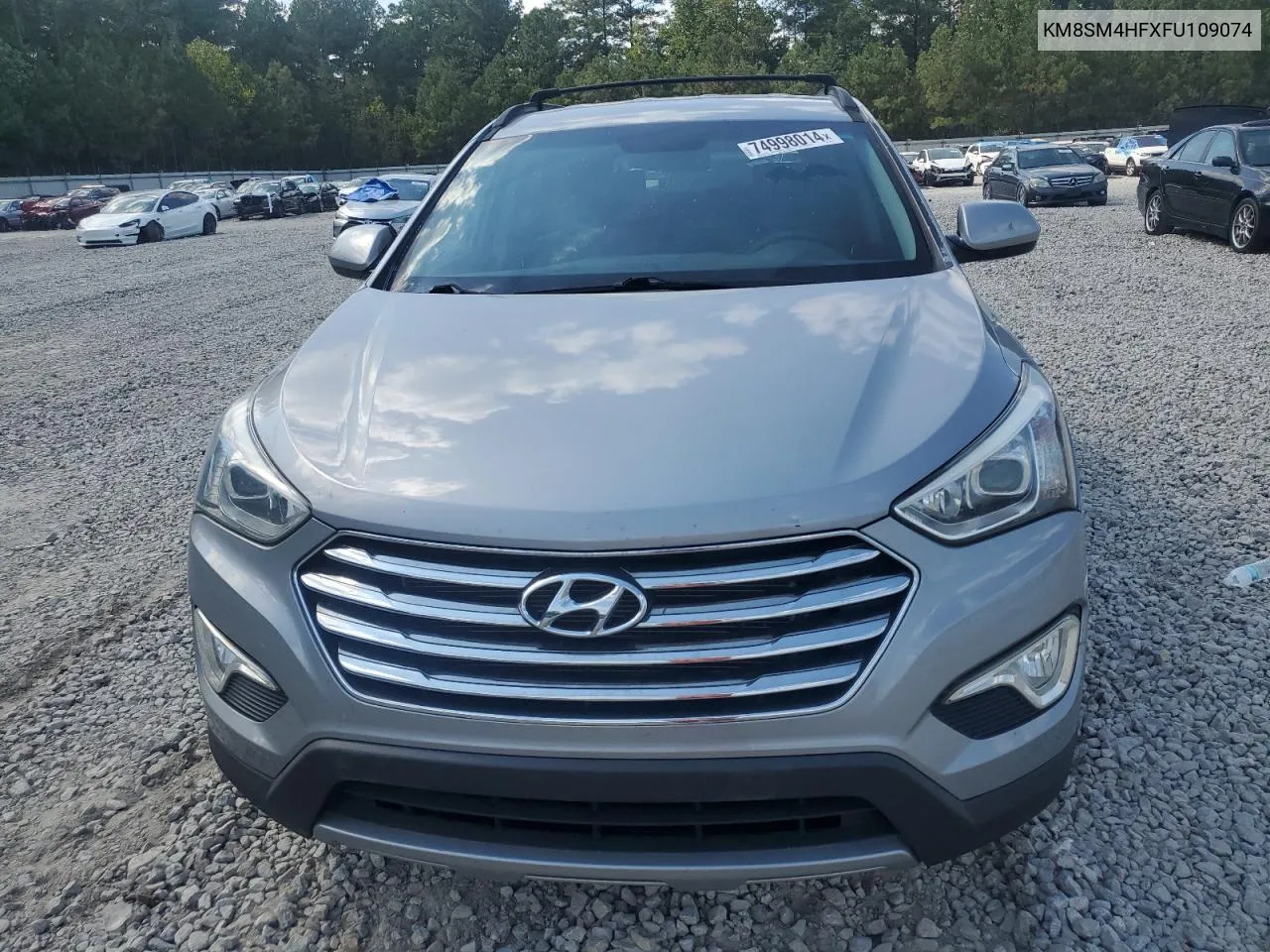 KM8SM4HFXFU109074 2015 Hyundai Santa Fe Gls