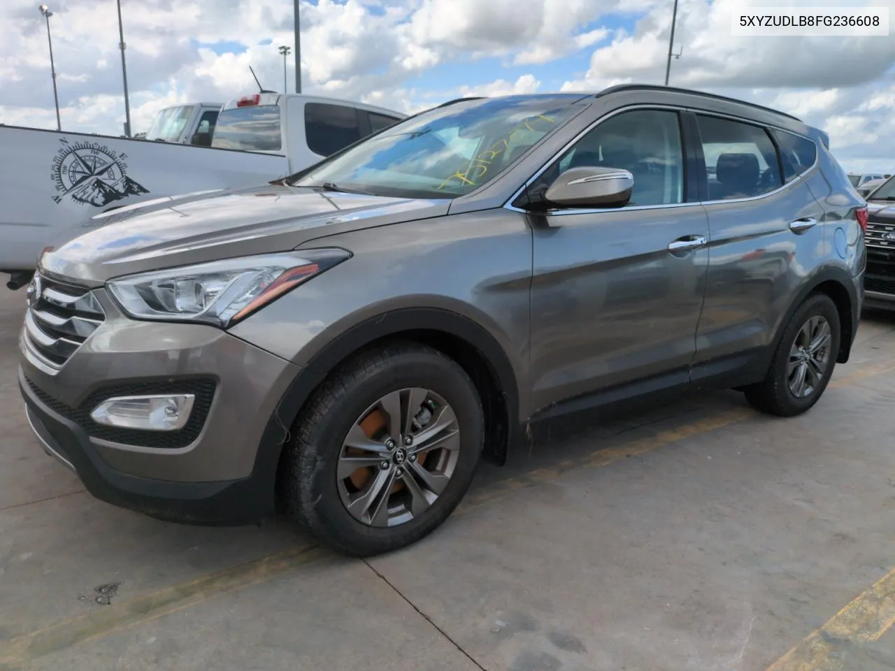 2015 Hyundai Santa Fe Sport VIN: 5XYZUDLB8FG236608 Lot: 75127074