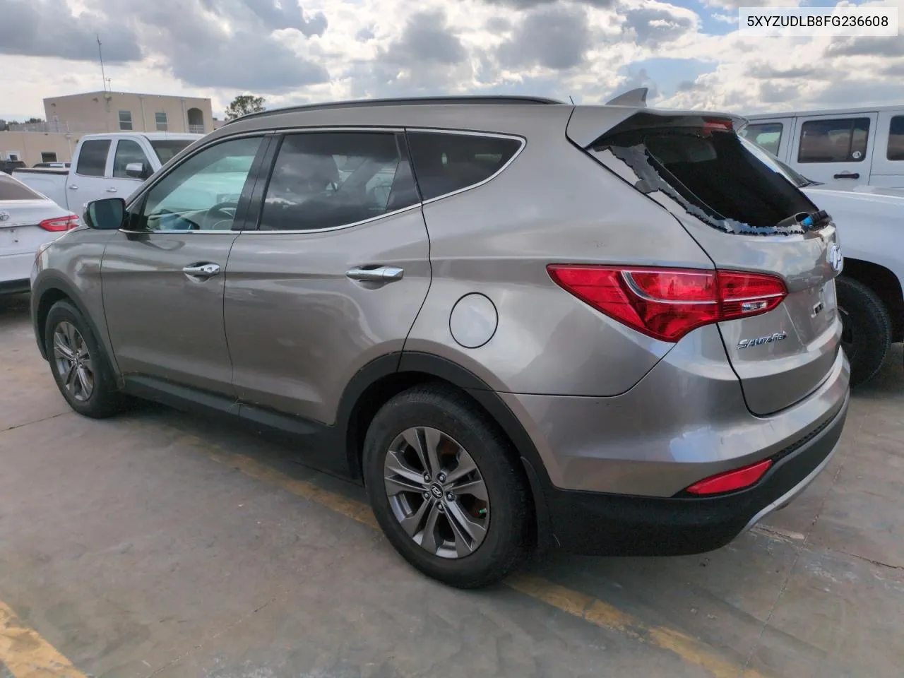 2015 Hyundai Santa Fe Sport VIN: 5XYZUDLB8FG236608 Lot: 75127074