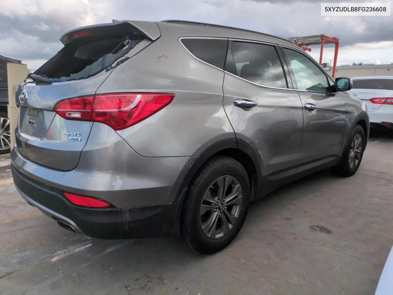 2015 Hyundai Santa Fe Sport VIN: 5XYZUDLB8FG236608 Lot: 75127074