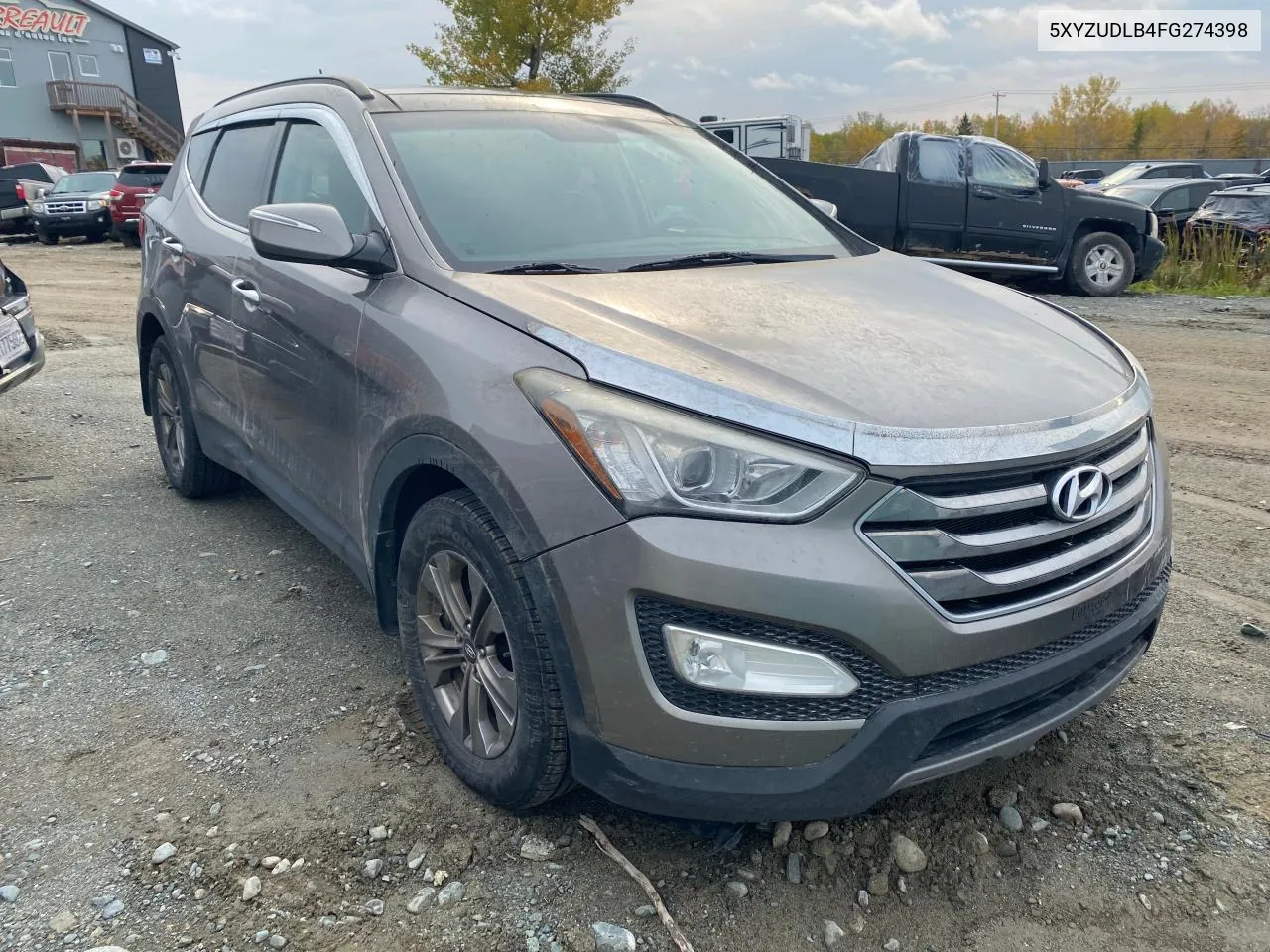 2015 Hyundai Santa Fe Sport VIN: 5XYZUDLB4FG274398 Lot: 75178514