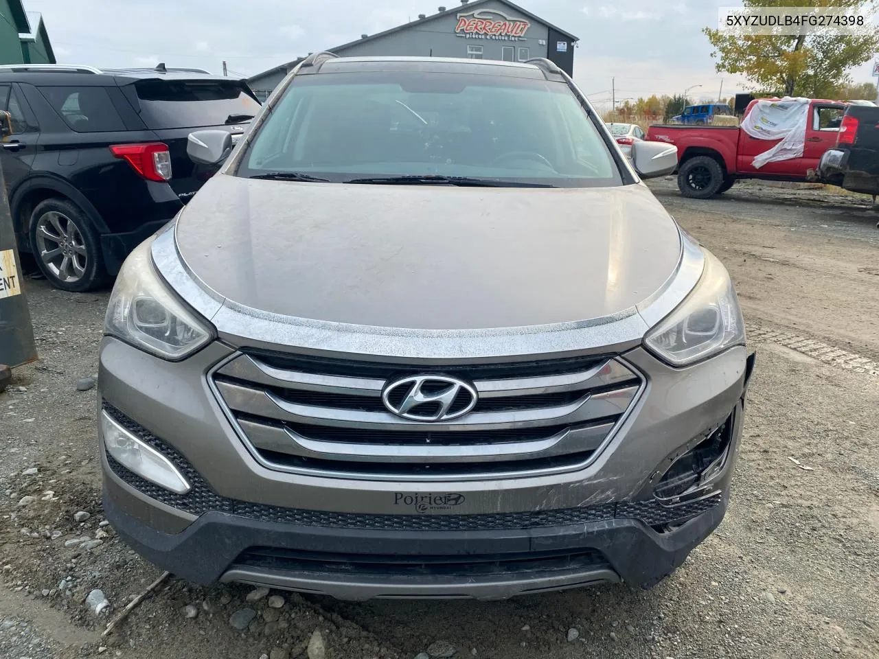 2015 Hyundai Santa Fe Sport VIN: 5XYZUDLB4FG274398 Lot: 75178514