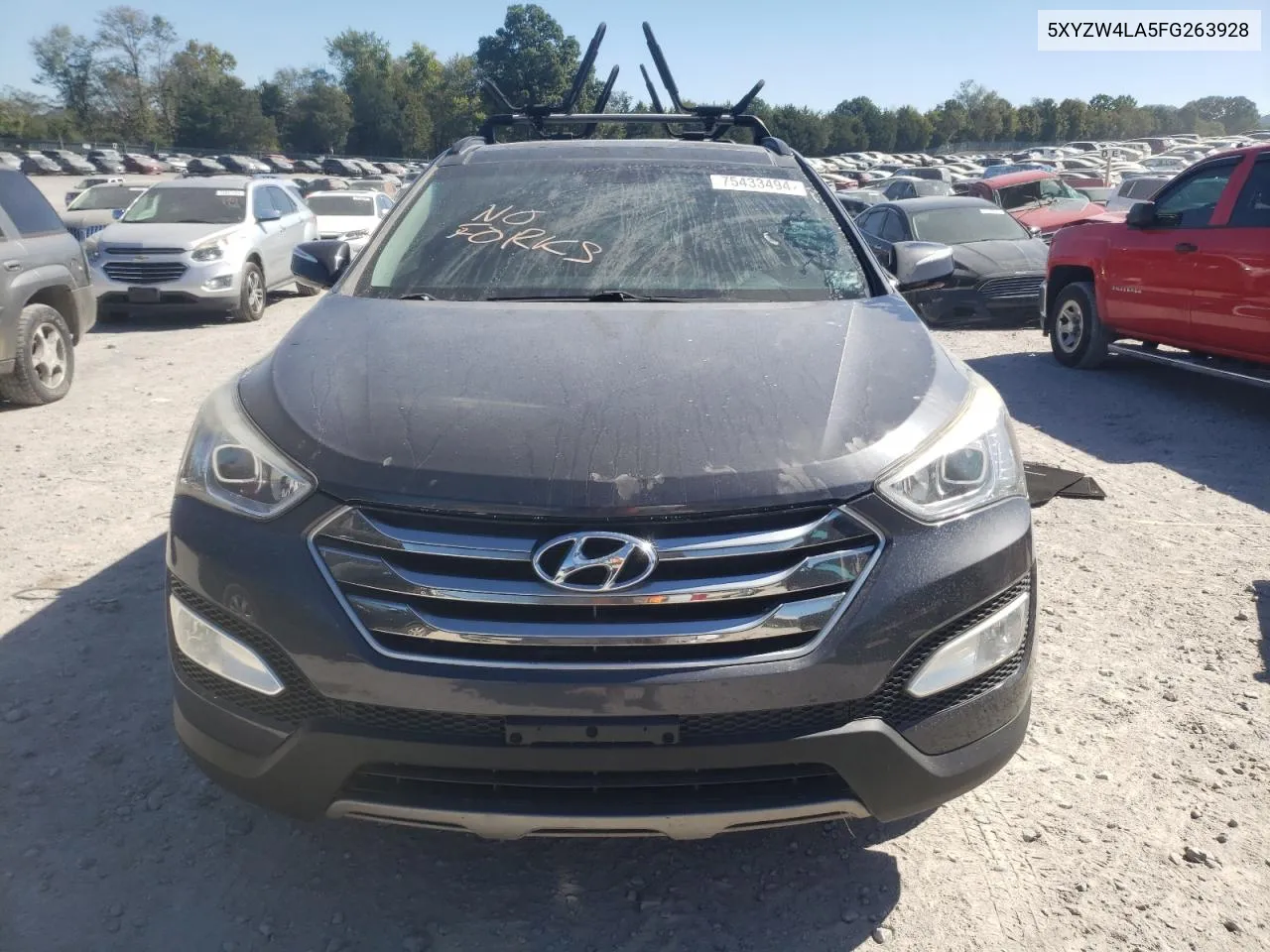 2015 Hyundai Santa Fe Sport VIN: 5XYZW4LA5FG263928 Lot: 75433494