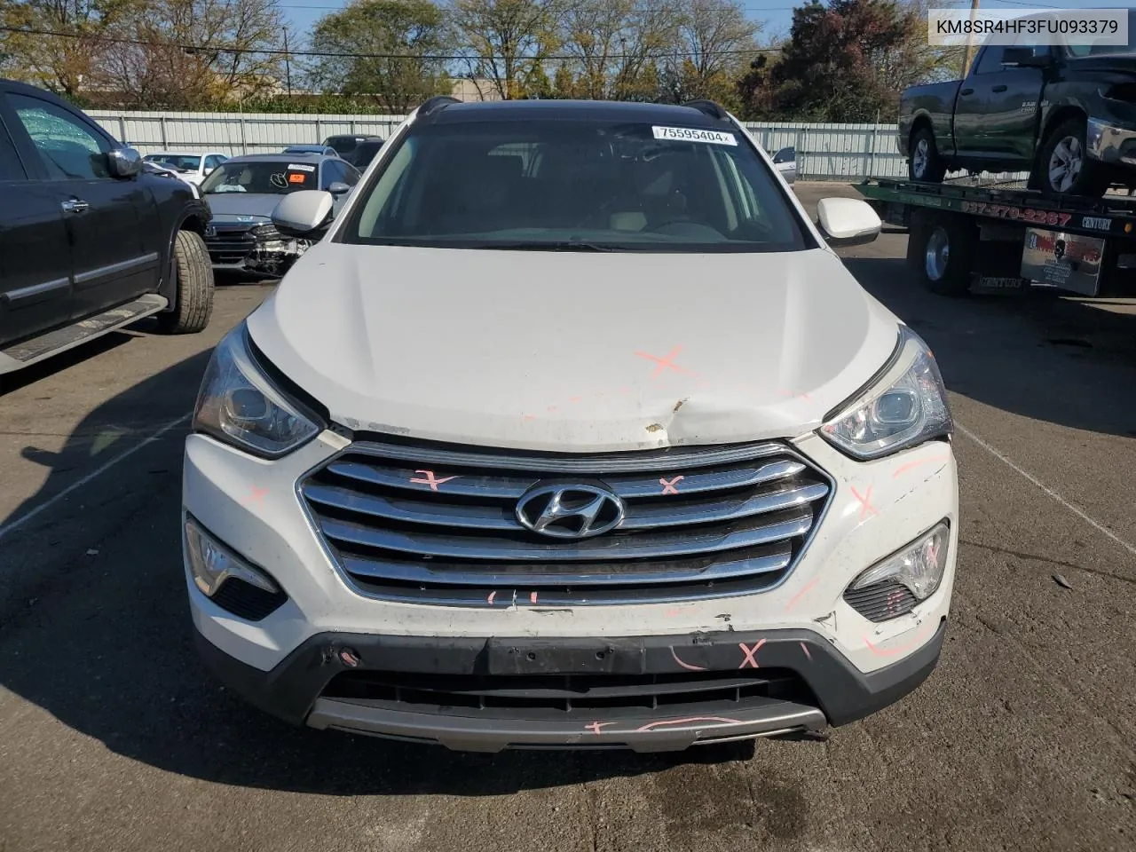 2015 Hyundai Santa Fe Gls VIN: KM8SR4HF3FU093379 Lot: 75595404