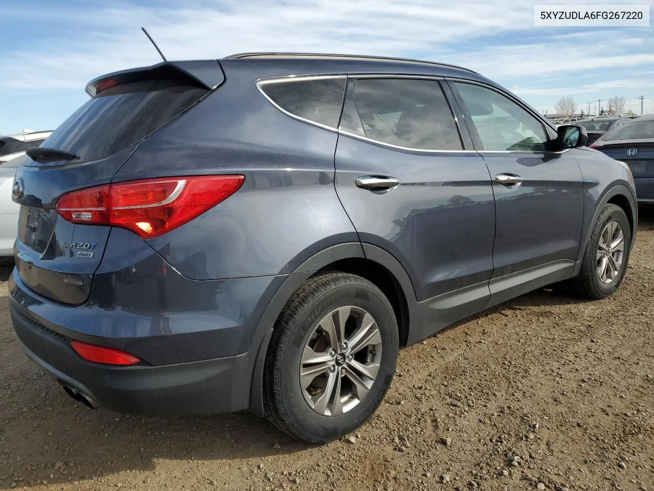 2015 Hyundai Santa Fe Sport VIN: 5XYZUDLA6FG267220 Lot: 75682834