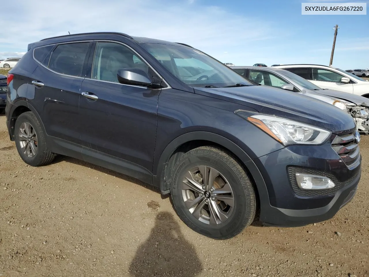 2015 Hyundai Santa Fe Sport VIN: 5XYZUDLA6FG267220 Lot: 75682834