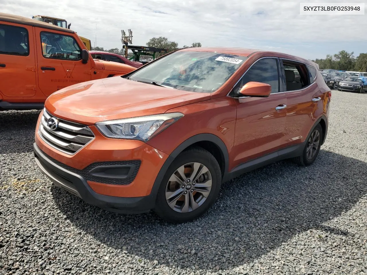 2015 Hyundai Santa Fe Sport VIN: 5XYZT3LB0FG253948 Lot: 75892054