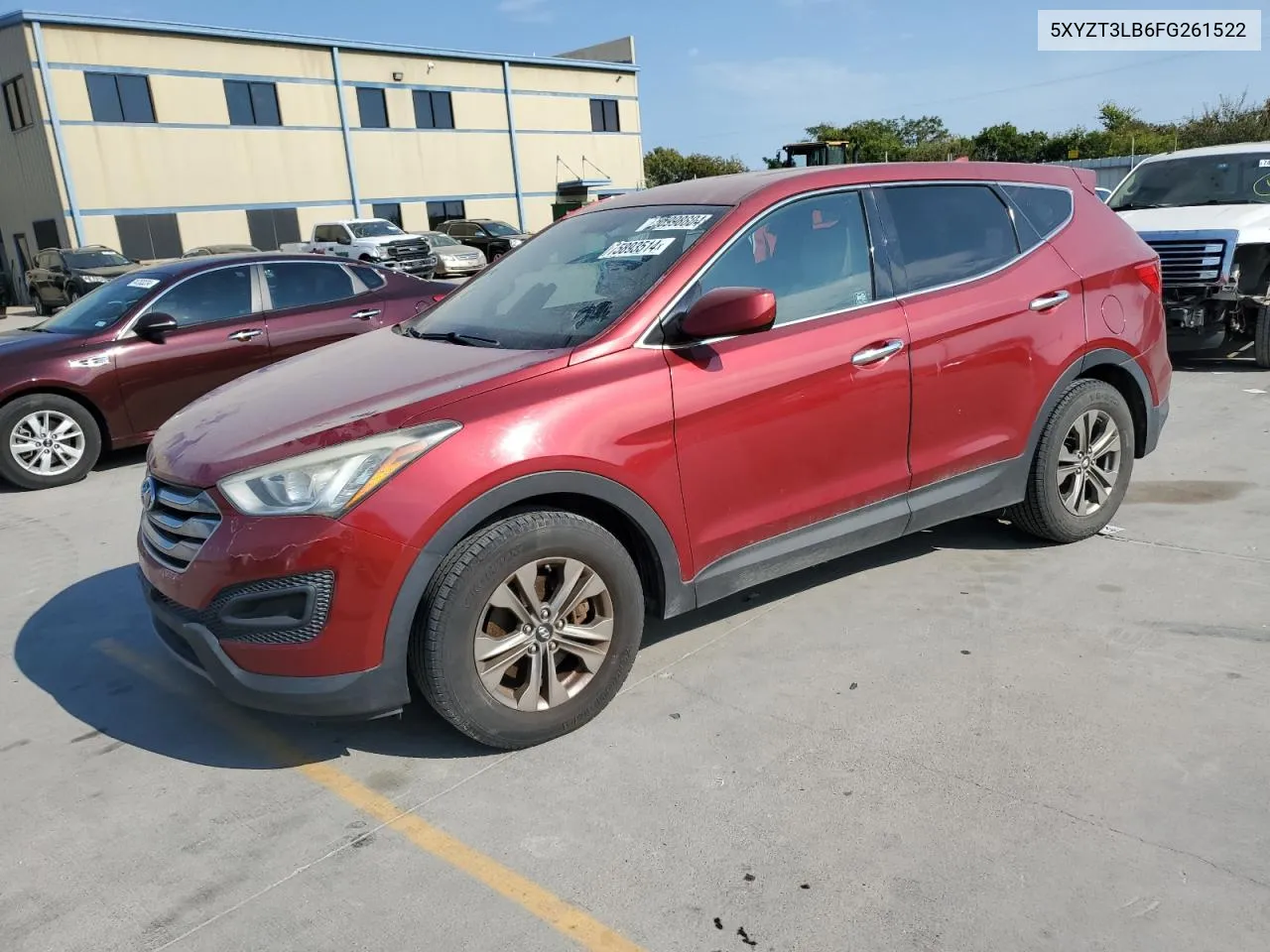 2015 Hyundai Santa Fe Sport VIN: 5XYZT3LB6FG261522 Lot: 75893514