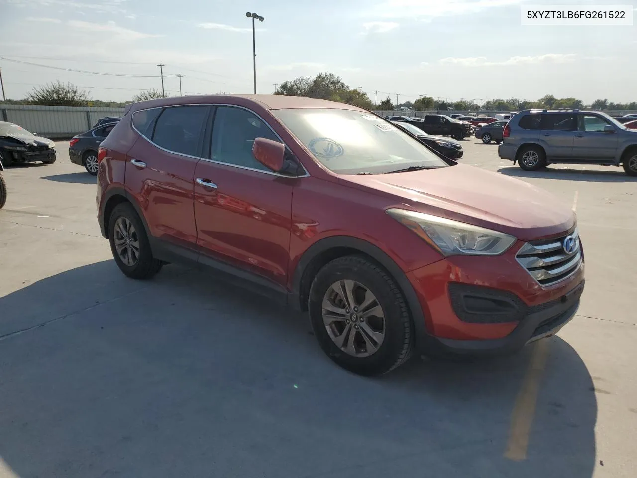 2015 Hyundai Santa Fe Sport VIN: 5XYZT3LB6FG261522 Lot: 75893514