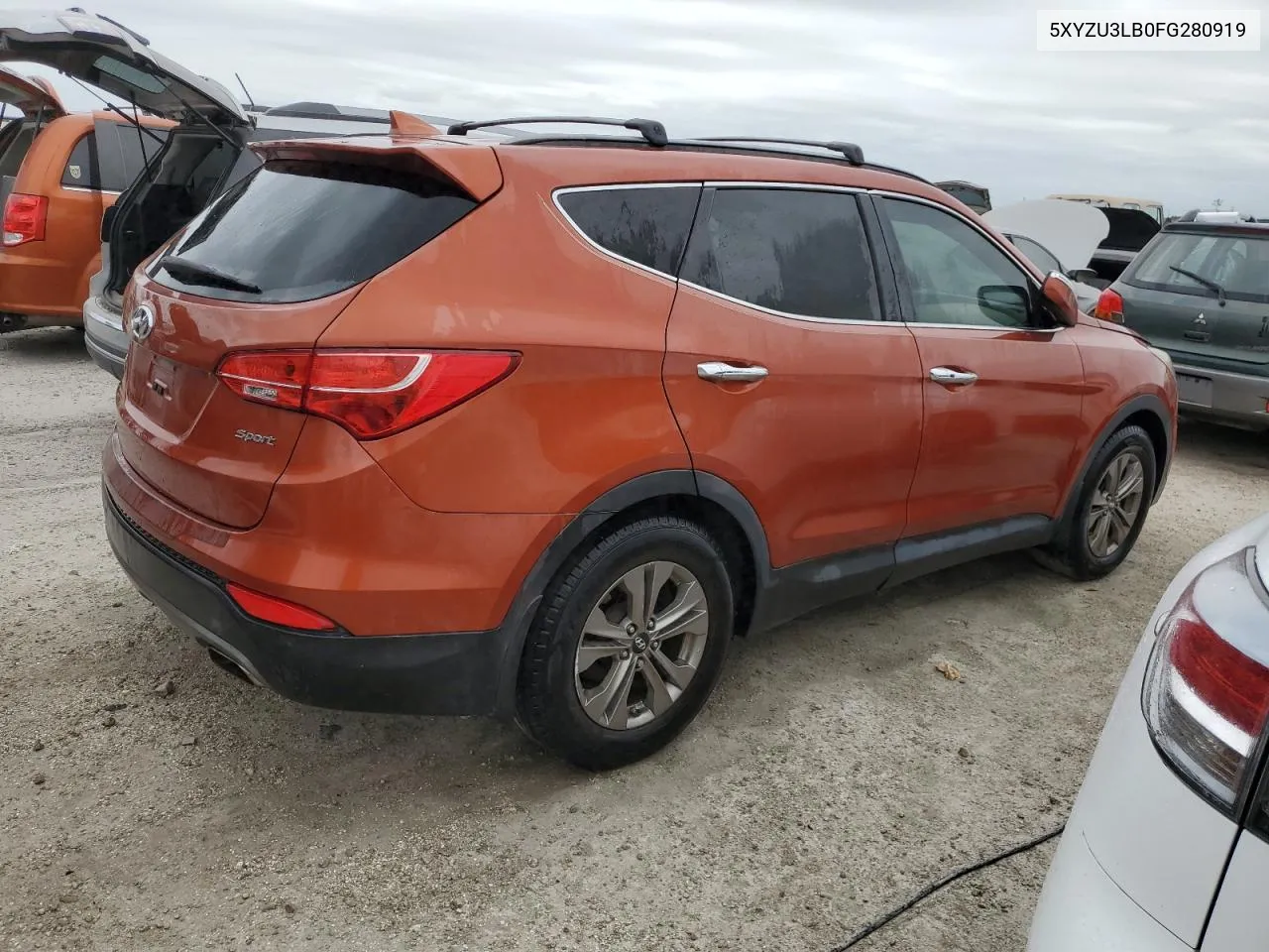 2015 Hyundai Santa Fe Sport VIN: 5XYZU3LB0FG280919 Lot: 76050384