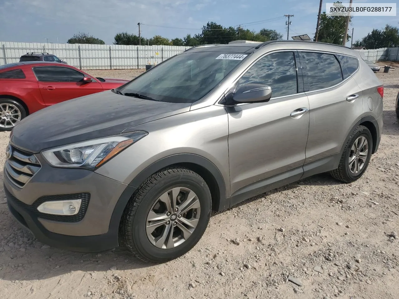 2015 Hyundai Santa Fe Sport VIN: 5XYZU3LB0FG288177 Lot: 76377444