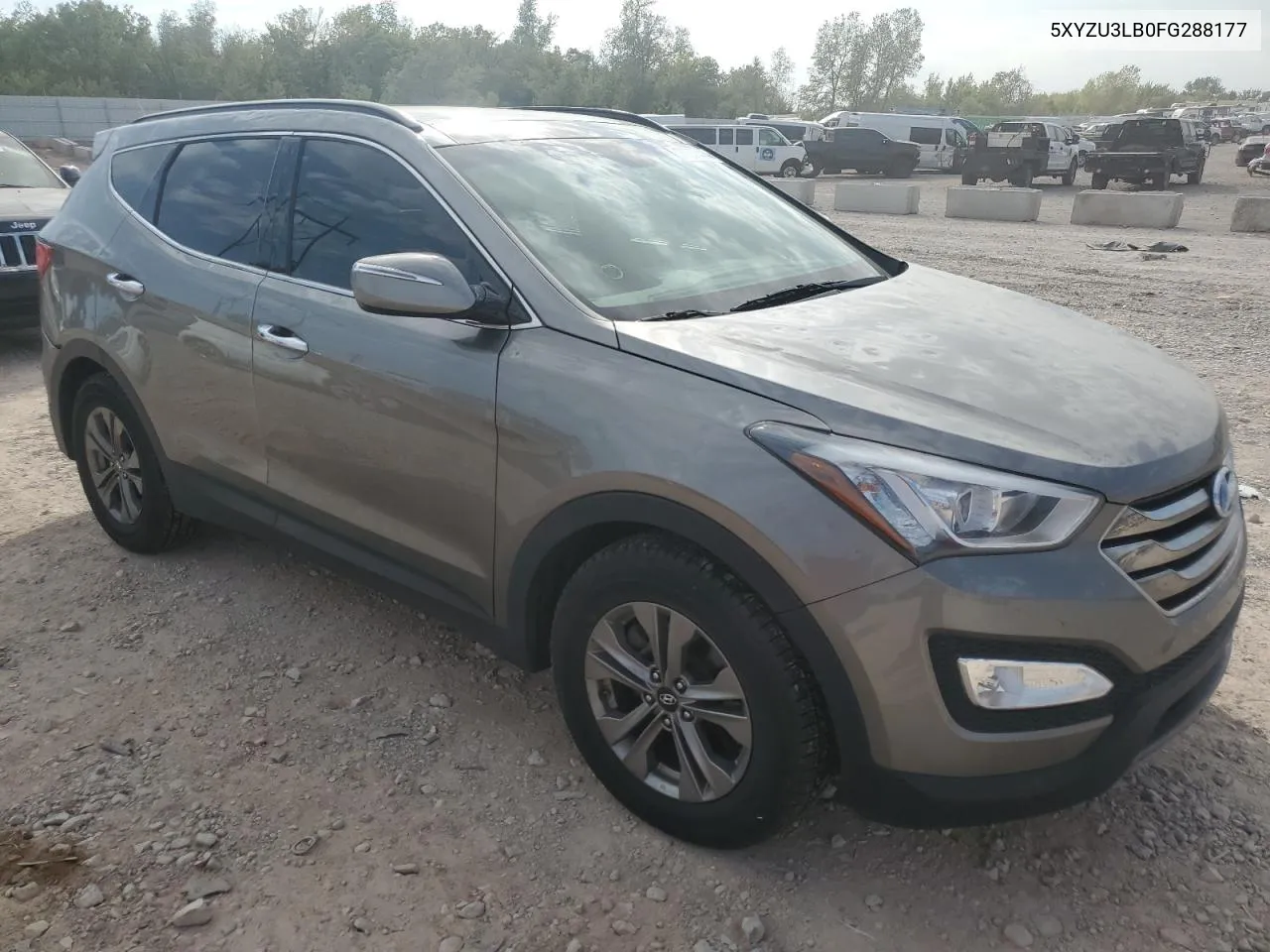 2015 Hyundai Santa Fe Sport VIN: 5XYZU3LB0FG288177 Lot: 76377444