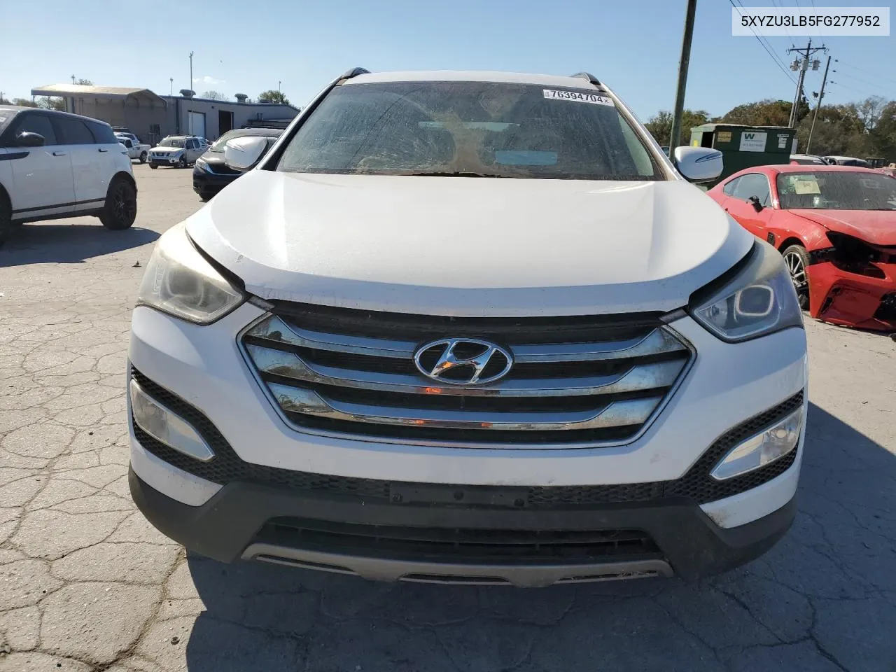 2015 Hyundai Santa Fe Sport VIN: 5XYZU3LB5FG277952 Lot: 76394704