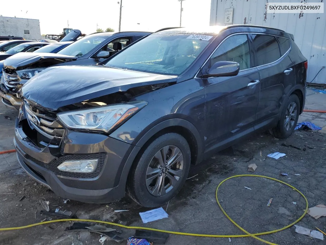 2015 Hyundai Santa Fe Sport VIN: 5XYZUDLBXFG249697 Lot: 76397904