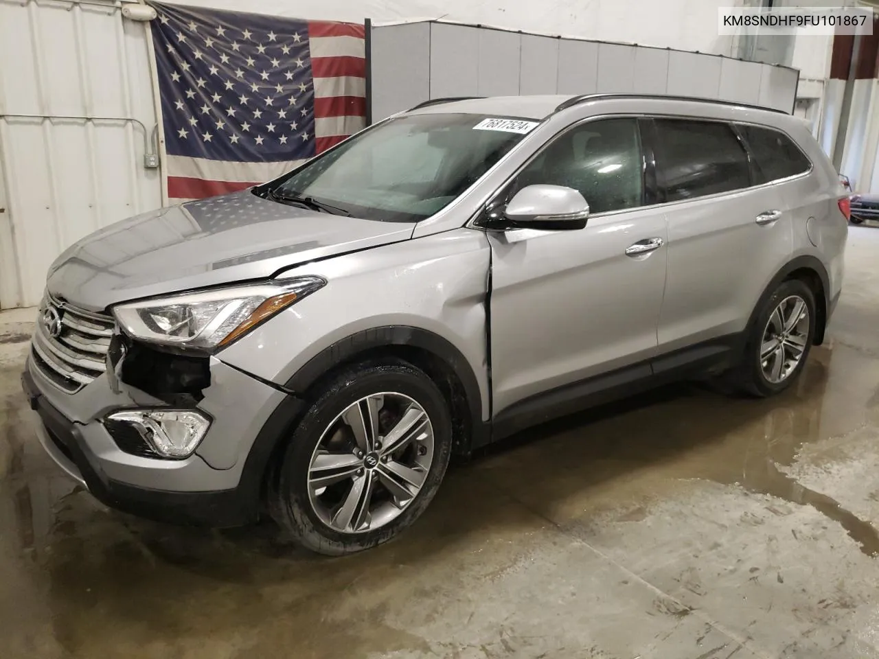 KM8SNDHF9FU101867 2015 Hyundai Santa Fe Gls