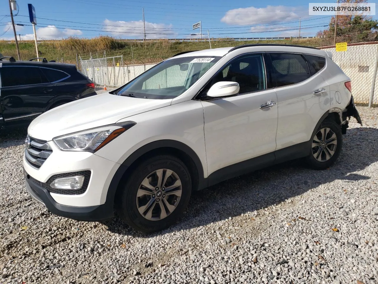 2015 Hyundai Santa Fe Sport VIN: 5XYZU3LB7FG268881 Lot: 77529114