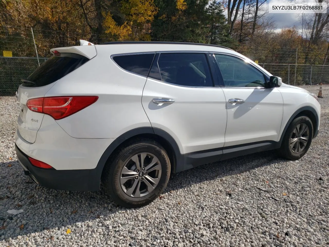 2015 Hyundai Santa Fe Sport VIN: 5XYZU3LB7FG268881 Lot: 77529114