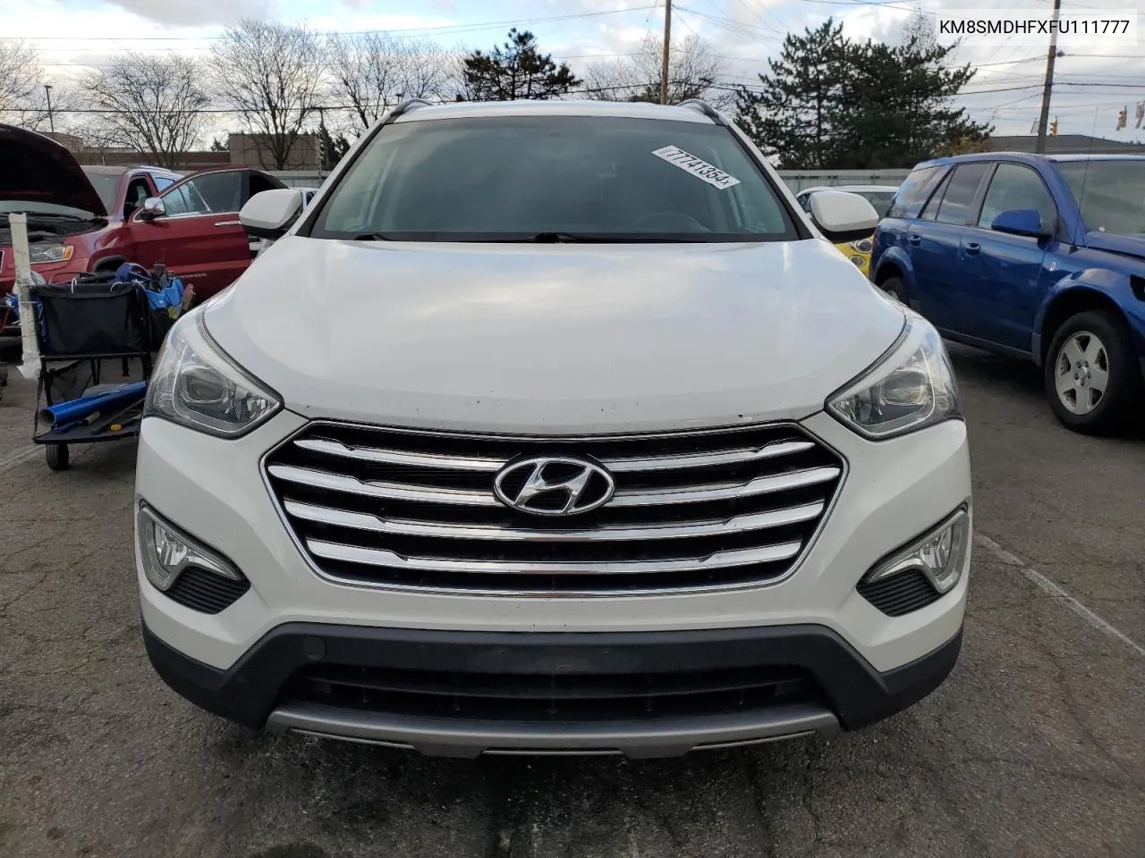 2015 Hyundai Santa Fe Gls VIN: KM8SMDHFXFU111777 Lot: 77741354