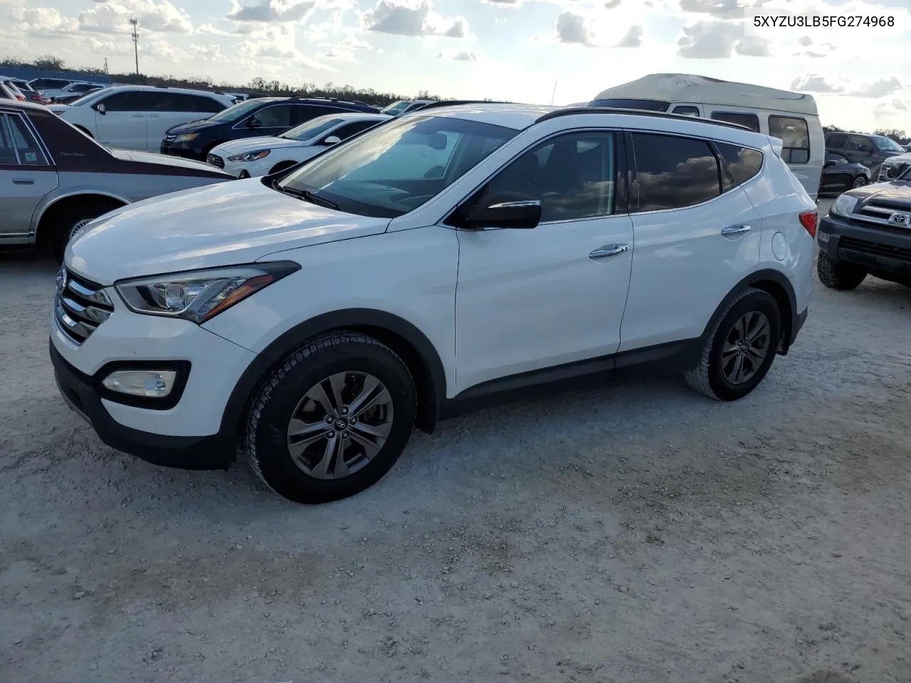 2015 Hyundai Santa Fe Sport VIN: 5XYZU3LB5FG274968 Lot: 77742654