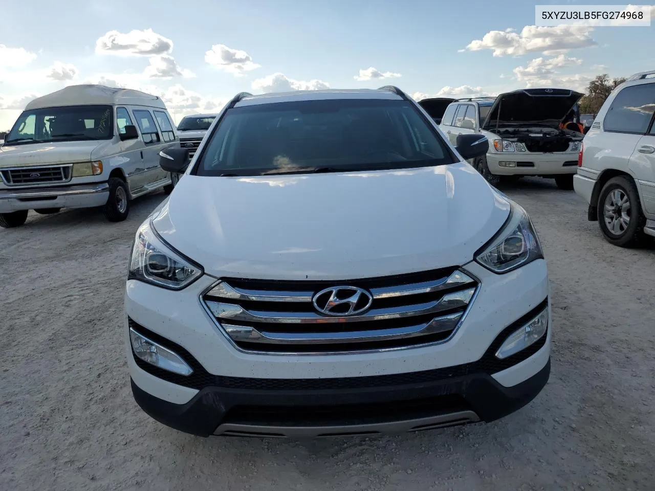 2015 Hyundai Santa Fe Sport VIN: 5XYZU3LB5FG274968 Lot: 77742654