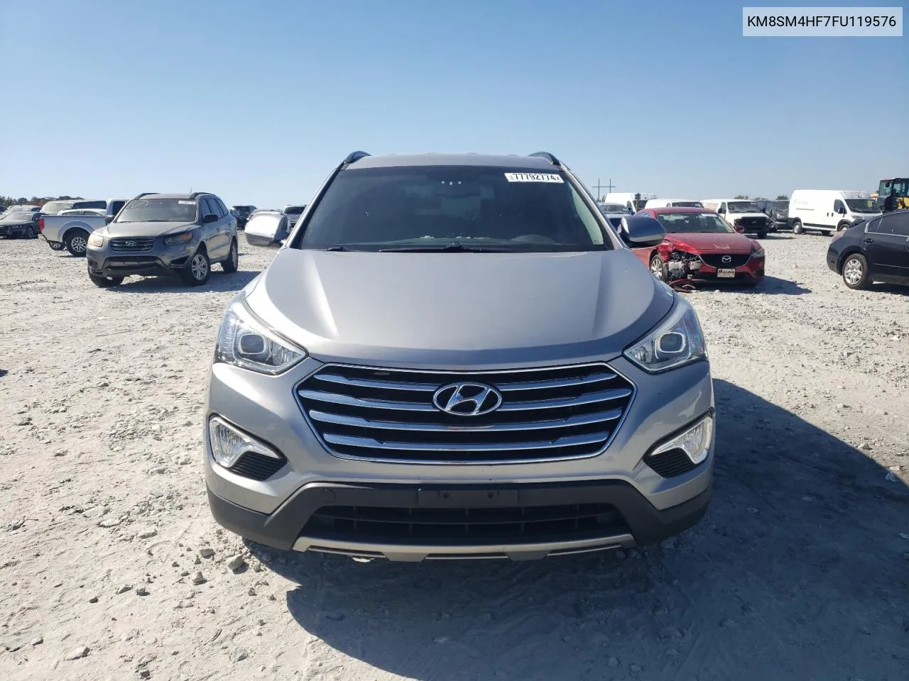 2015 Hyundai Santa Fe Gls VIN: KM8SM4HF7FU119576 Lot: 77792774