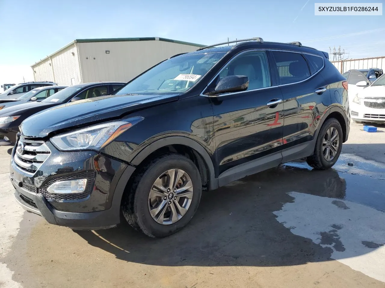 2015 Hyundai Santa Fe Sport VIN: 5XYZU3LB1FG286244 Lot: 77796894