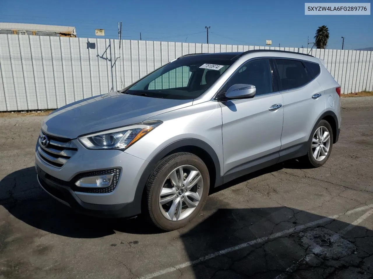 2015 Hyundai Santa Fe Sport VIN: 5XYZW4LA6FG289776 Lot: 77810974