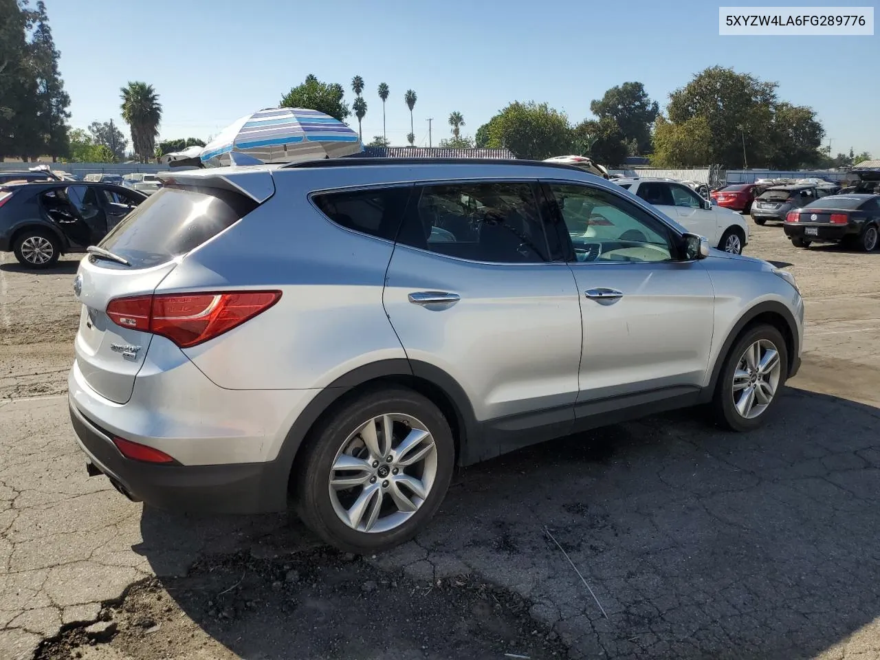 2015 Hyundai Santa Fe Sport VIN: 5XYZW4LA6FG289776 Lot: 77810974