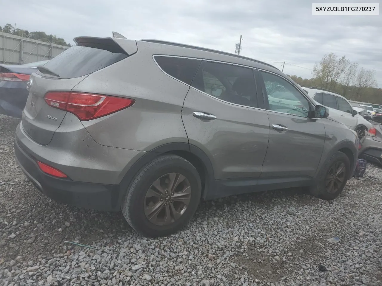 2015 Hyundai Santa Fe Sport VIN: 5XYZU3LB1FG270237 Lot: 78003234