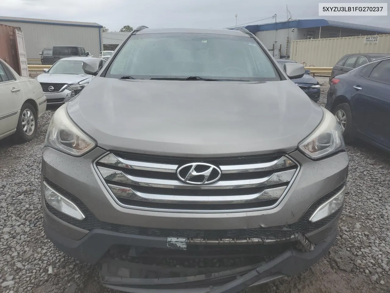 2015 Hyundai Santa Fe Sport VIN: 5XYZU3LB1FG270237 Lot: 78003234