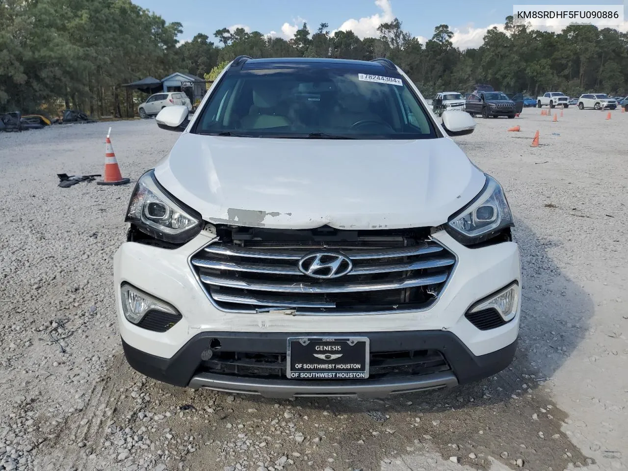 2015 Hyundai Santa Fe Gls VIN: KM8SRDHF5FU090886 Lot: 78244304