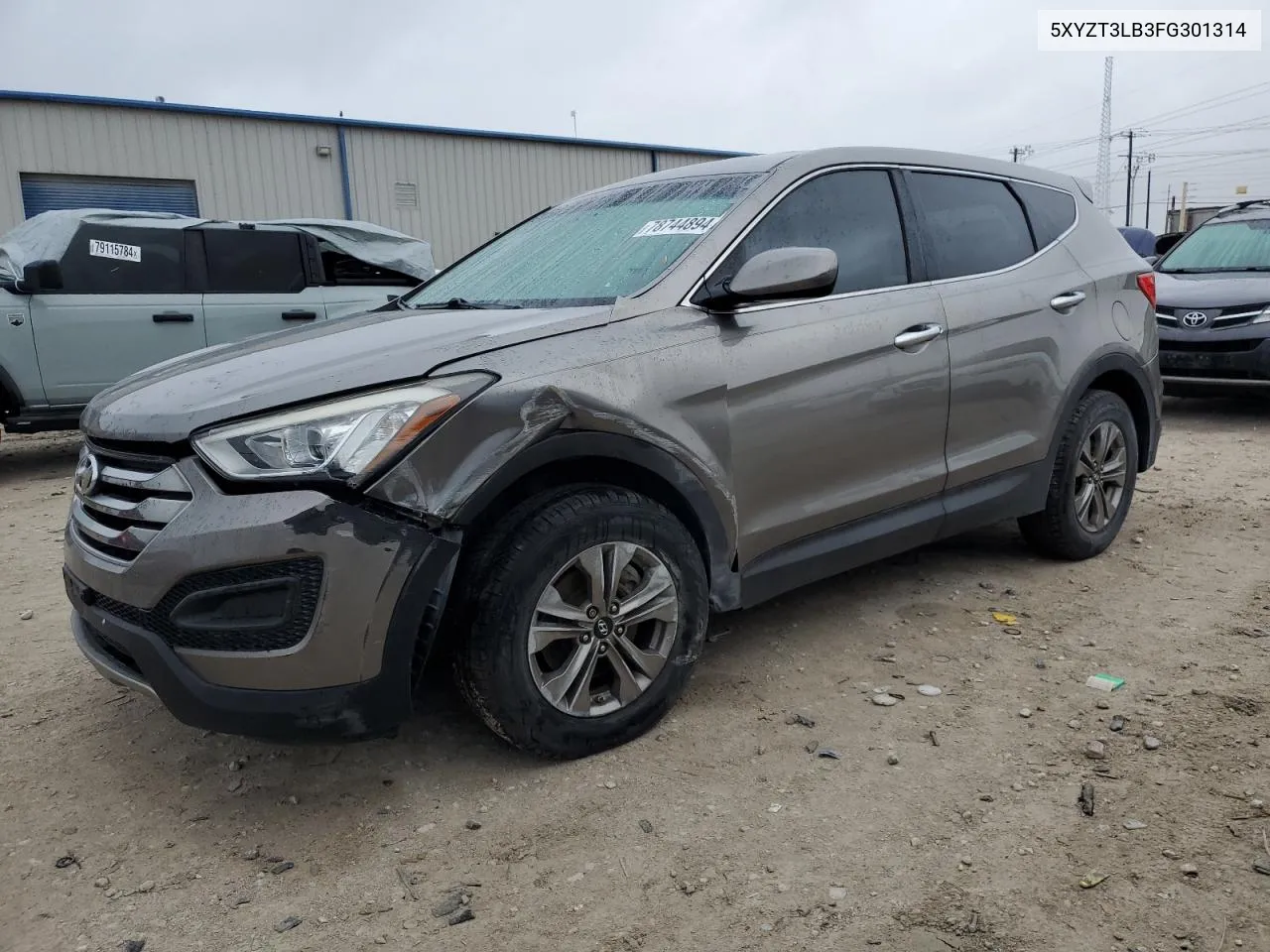 2015 Hyundai Santa Fe Sport VIN: 5XYZT3LB3FG301314 Lot: 78744894