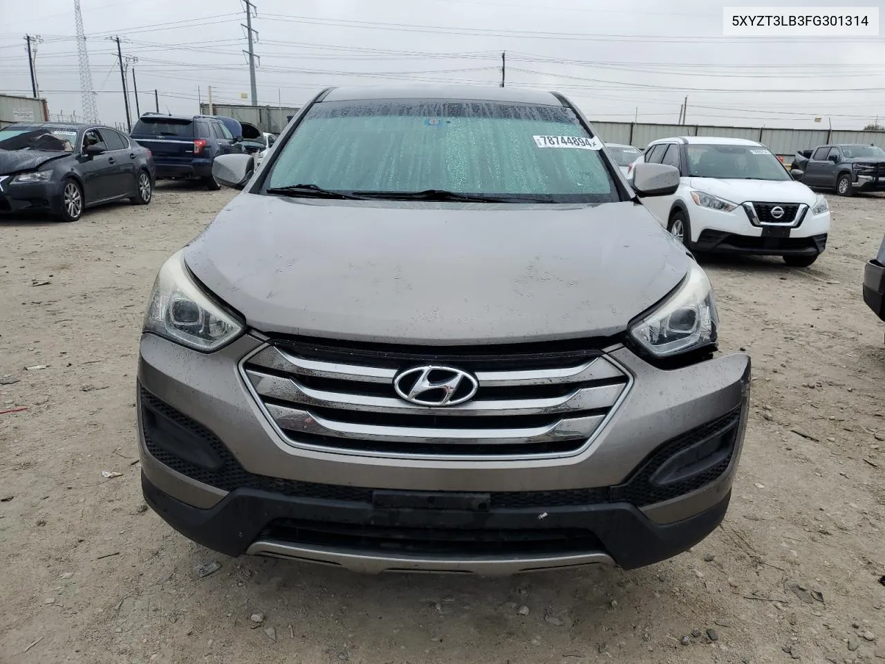 2015 Hyundai Santa Fe Sport VIN: 5XYZT3LB3FG301314 Lot: 78744894