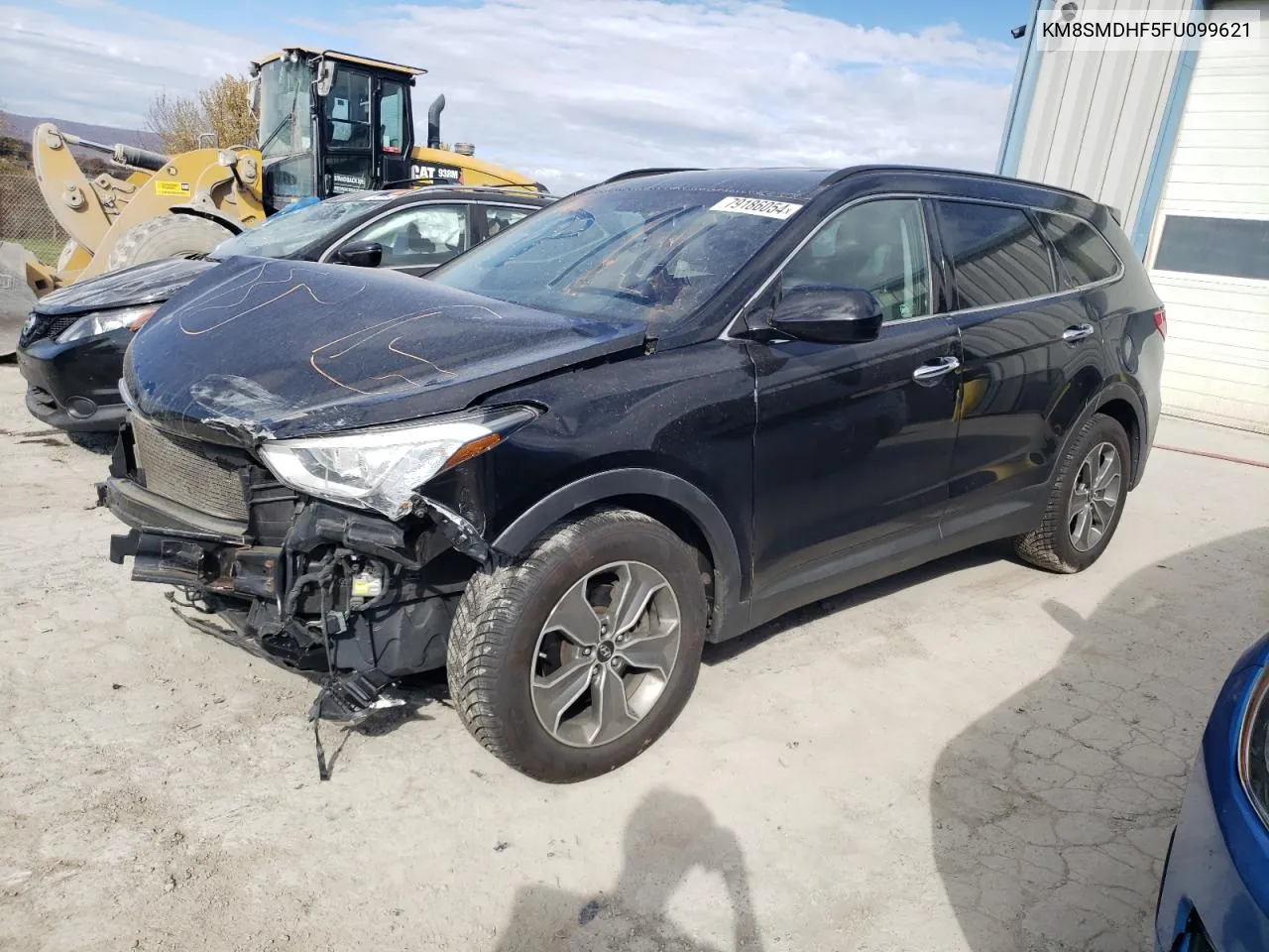 2015 Hyundai Santa Fe Gls VIN: KM8SMDHF5FU099621 Lot: 79186054