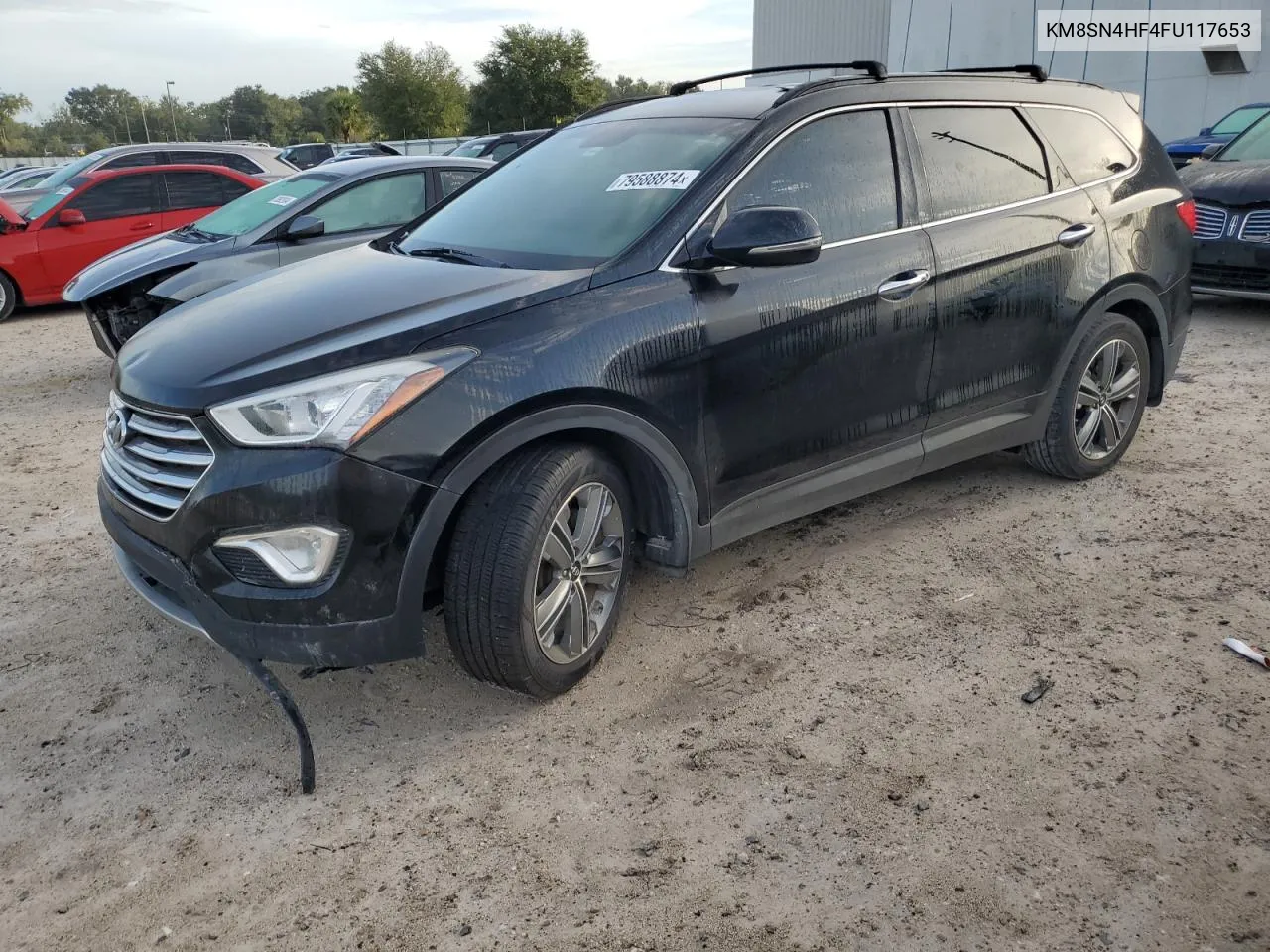 2015 Hyundai Santa Fe Gls VIN: KM8SN4HF4FU117653 Lot: 79588874