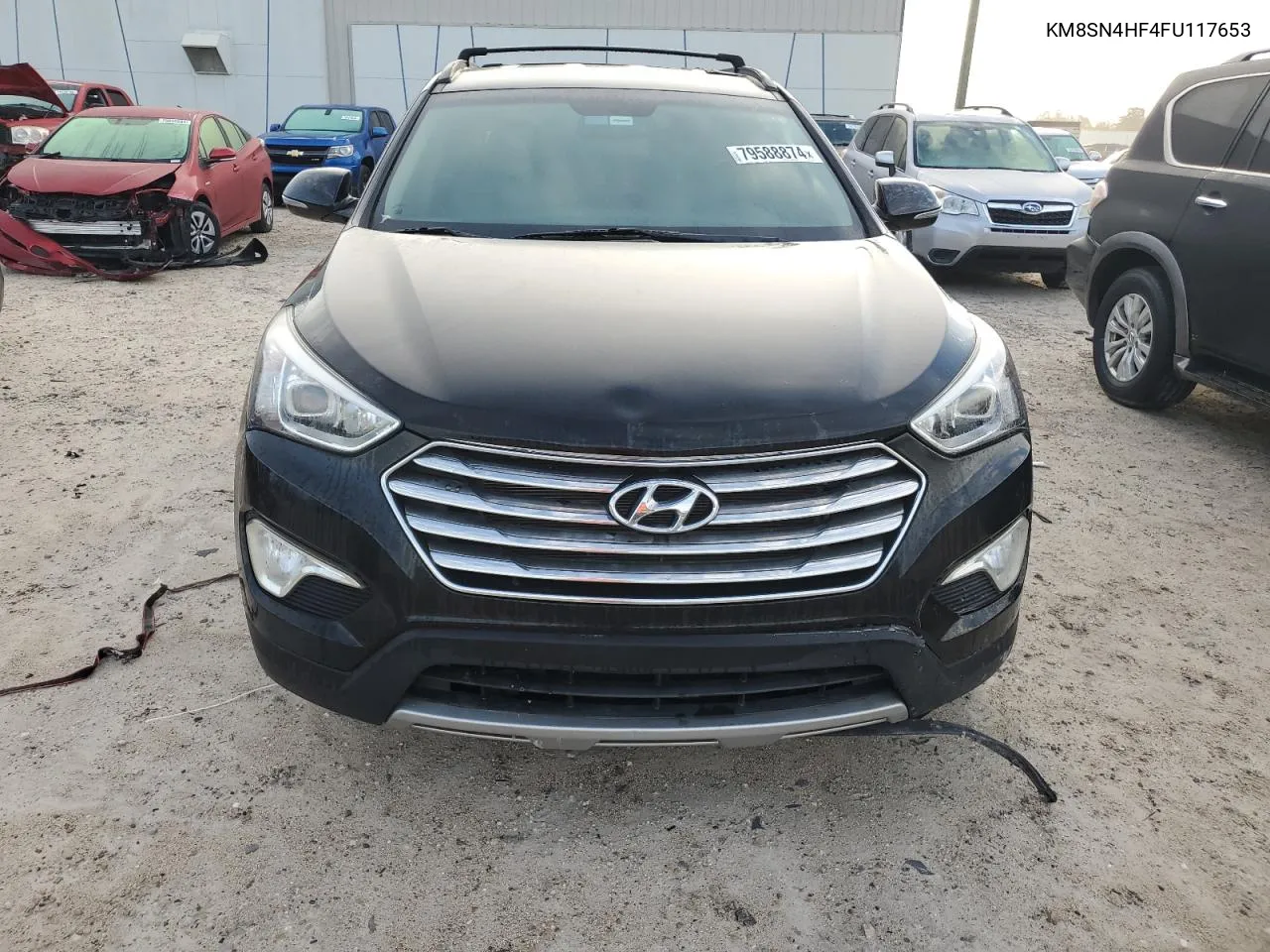 2015 Hyundai Santa Fe Gls VIN: KM8SN4HF4FU117653 Lot: 79588874