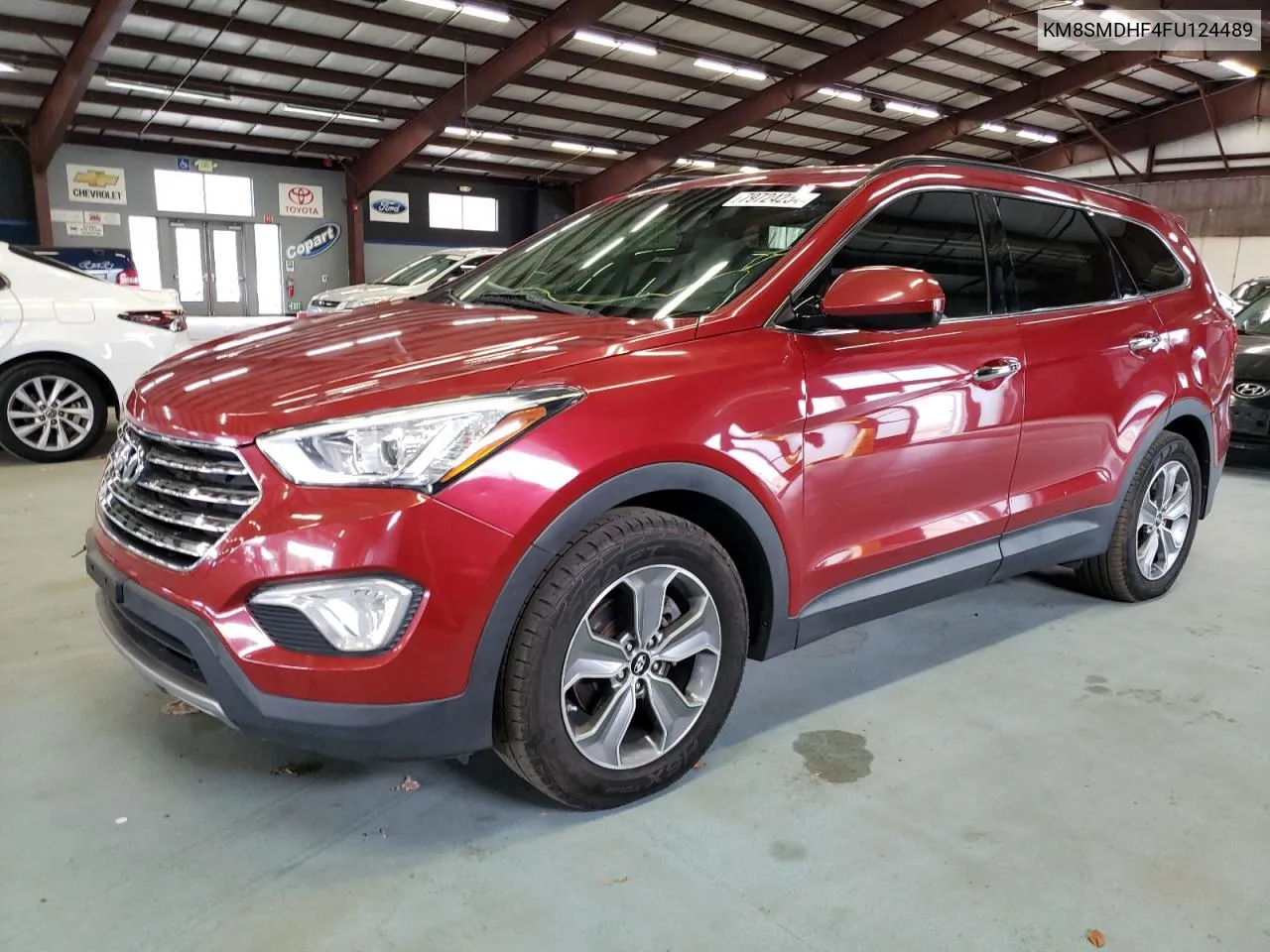 2015 Hyundai Santa Fe Gls VIN: KM8SMDHF4FU124489 Lot: 79724234