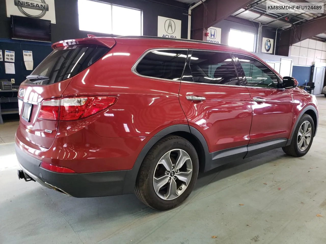 2015 Hyundai Santa Fe Gls VIN: KM8SMDHF4FU124489 Lot: 79724234