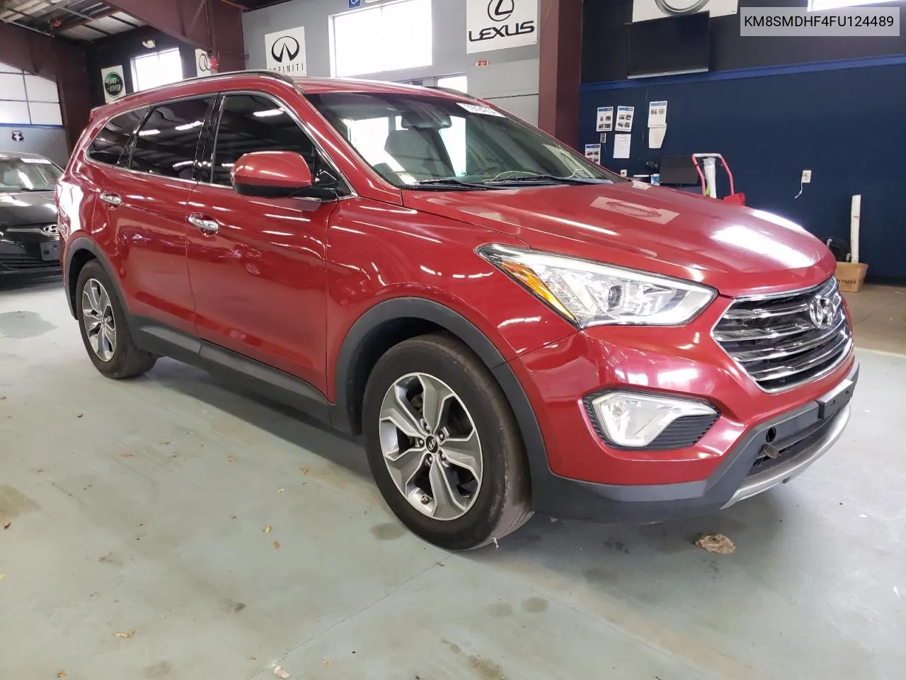 2015 Hyundai Santa Fe Gls VIN: KM8SMDHF4FU124489 Lot: 79724234