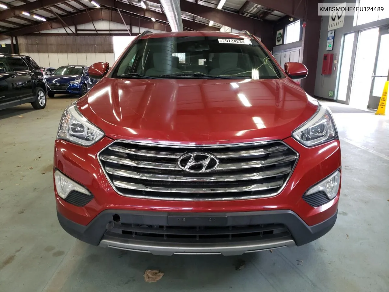 2015 Hyundai Santa Fe Gls VIN: KM8SMDHF4FU124489 Lot: 79724234