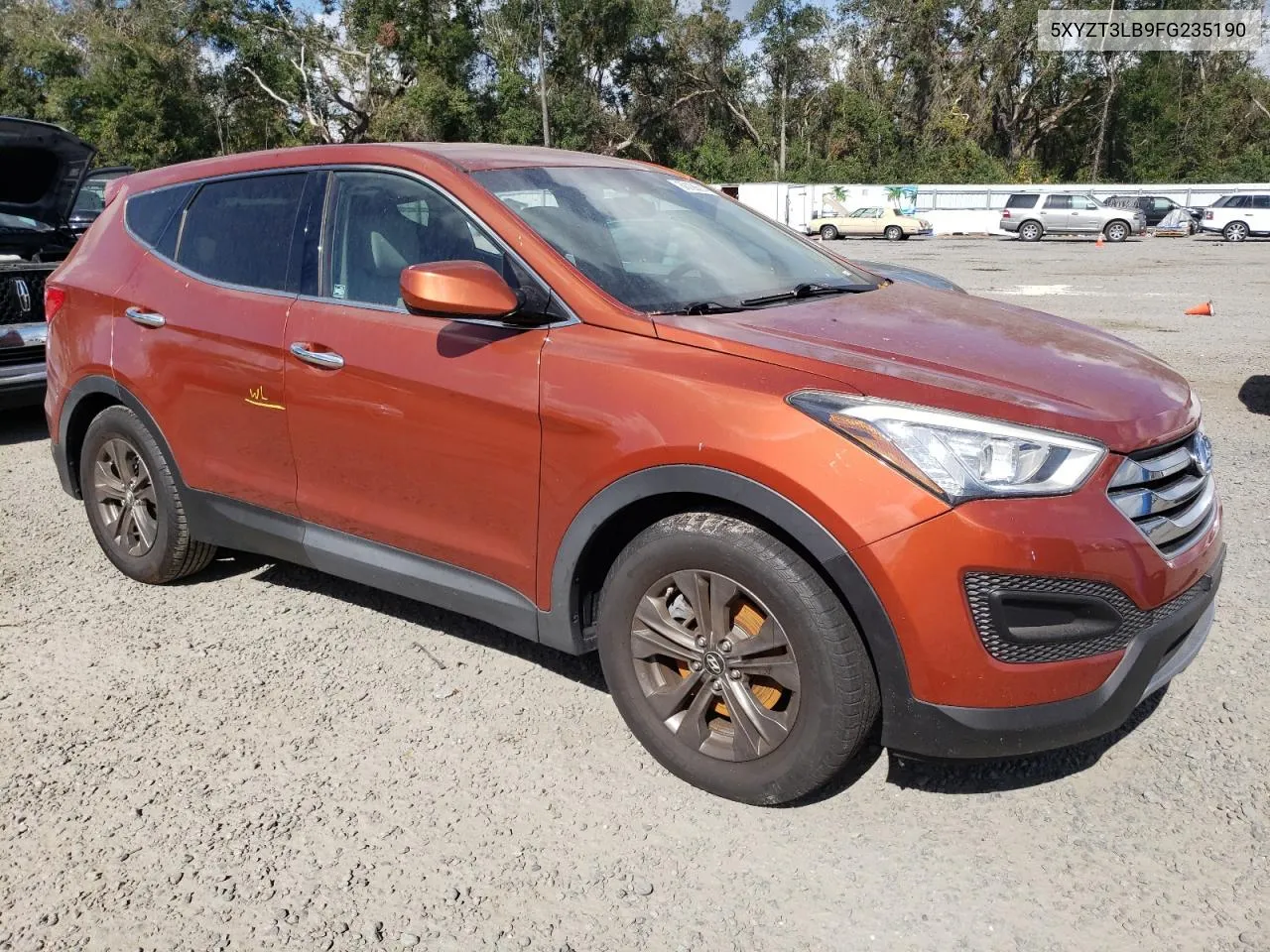 2015 Hyundai Santa Fe Sport VIN: 5XYZT3LB9FG235190 Lot: 80126614