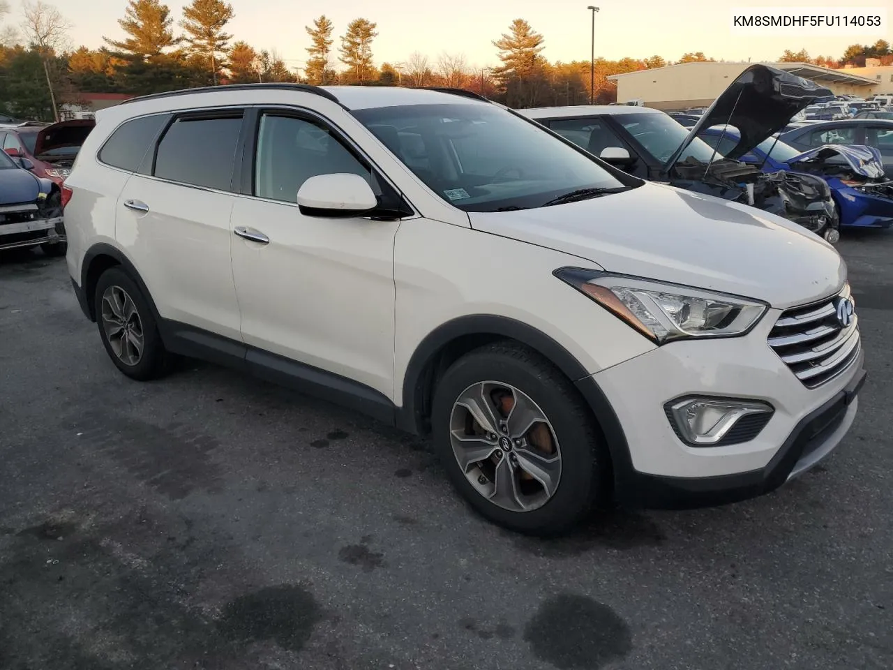 2015 Hyundai Santa Fe Gls VIN: KM8SMDHF5FU114053 Lot: 80654984