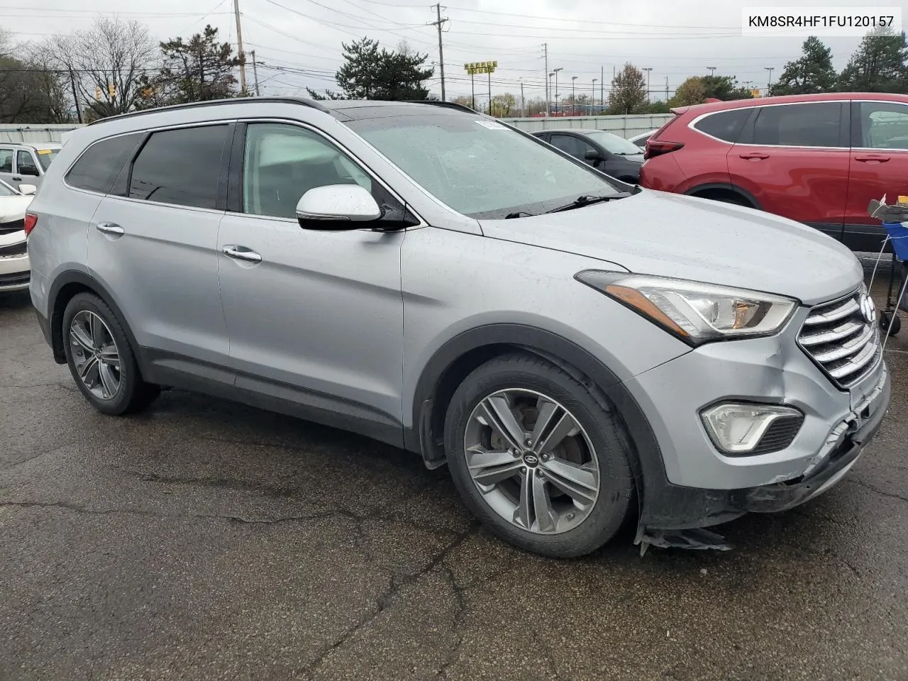 2015 Hyundai Santa Fe Gls VIN: KM8SR4HF1FU120157 Lot: 81080434