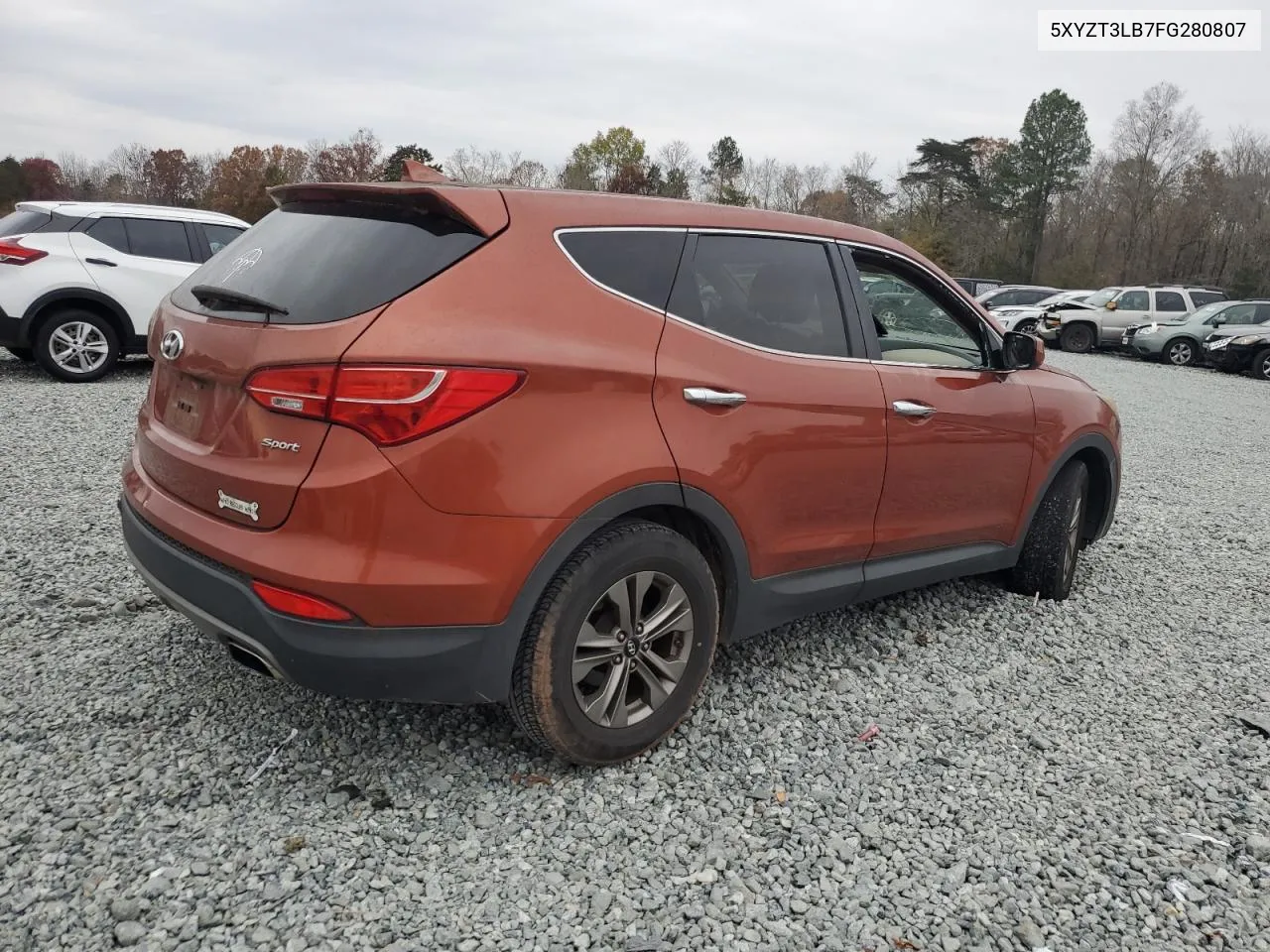 2015 Hyundai Santa Fe Sport VIN: 5XYZT3LB7FG280807 Lot: 81537254