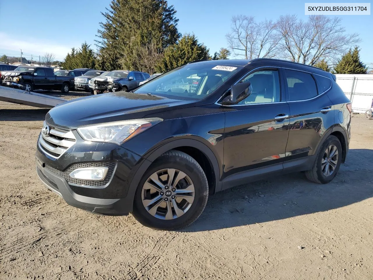 2016 Hyundai Santa Fe Sport VIN: 5XYZUDLB5GG311704 Lot: 42098424