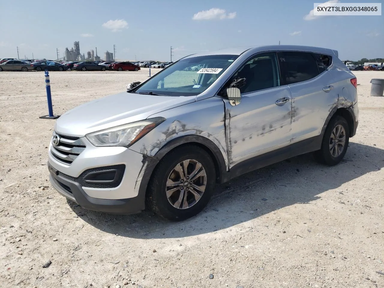 2016 Hyundai Santa Fe Sport VIN: 5XYZT3LBXGG348065 Lot: 52842594