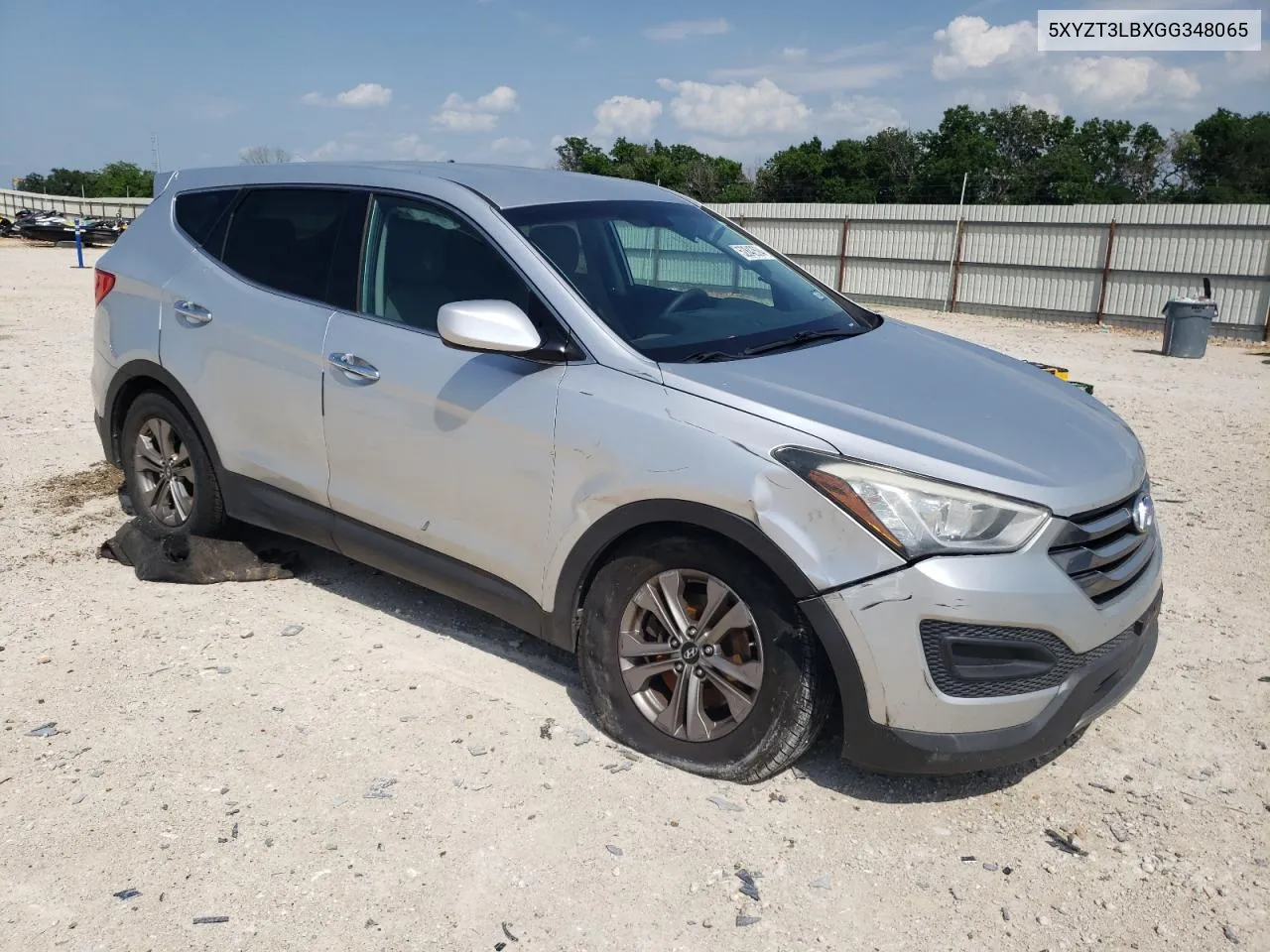 2016 Hyundai Santa Fe Sport VIN: 5XYZT3LBXGG348065 Lot: 52842594