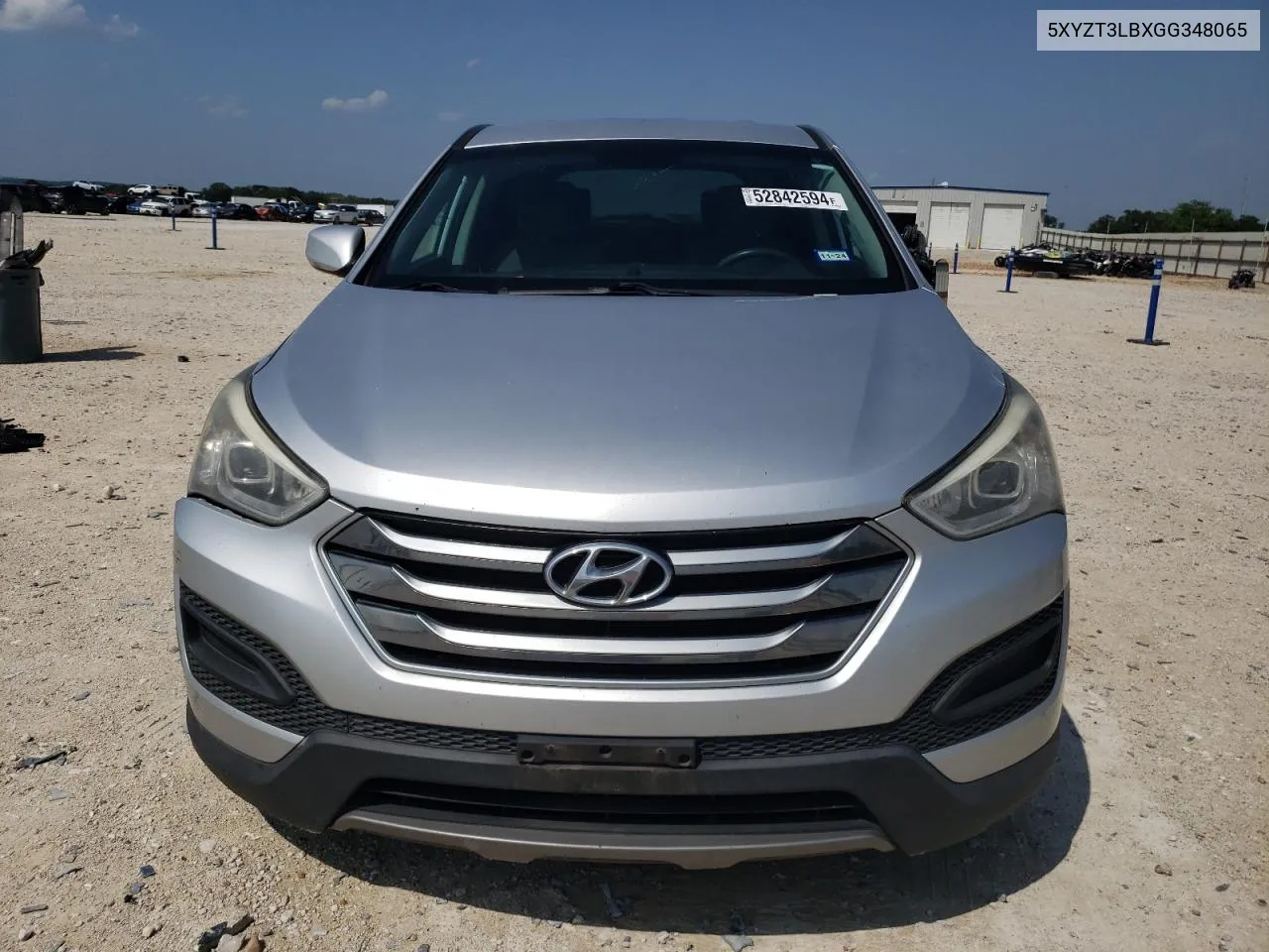 2016 Hyundai Santa Fe Sport VIN: 5XYZT3LBXGG348065 Lot: 52842594